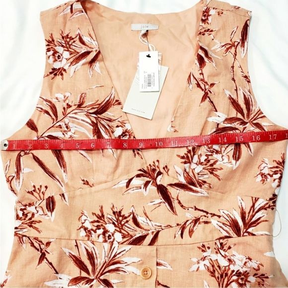 PRICE DROP 🔥 NWT JOIE Ethelda Linen Midi Dress - Picture 4 of 9